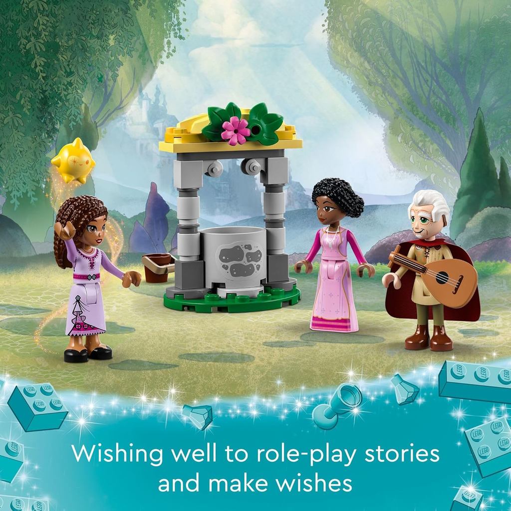 LEGO Disney Wish: Asha’s Cottage 43231 Building Toy Set, A Cottage for Role-Playing Life in The Hamlet -for Kids Ages 7