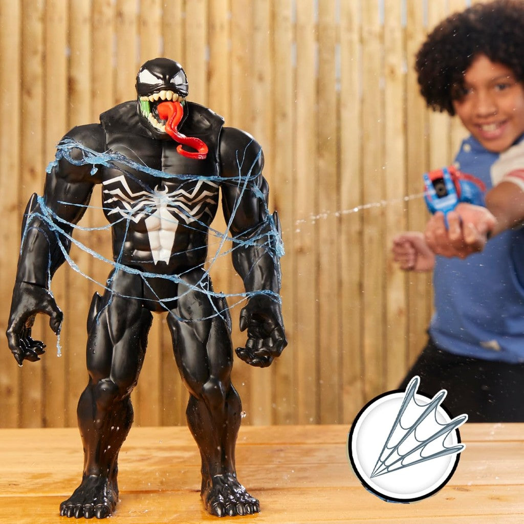 Marvel Spider-Man Real Webs Ultimate Web Blaster, 2-in-1 Blaster, Role Play Toy, Spider-Man Costume, Ages 5 and Up