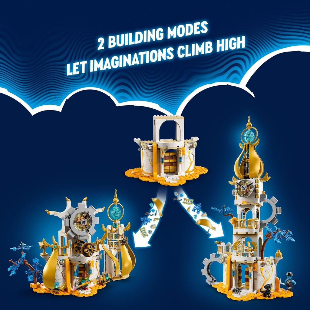 LEGO DREAMZzz The Sandman’s Tower, Kids’ Castle Toy Playset - Aged 9 and Up, 71477