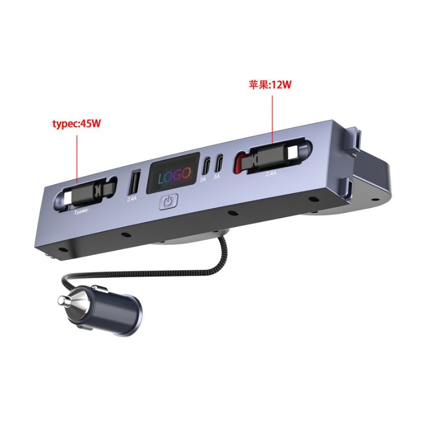 45W USB Charger Hub for Tesla Model Y Juniper 2026 & Model 3 Highland 2024 2025 Accessories