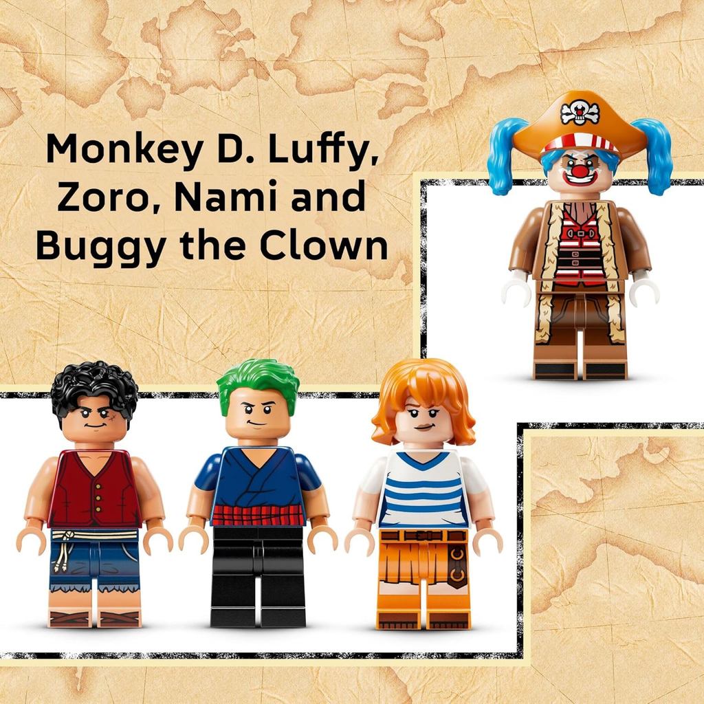 LEGO ONE PIECE Buggy the Clown’s Circus Tent Building Blocks - Creative Building Toy for Boys & Girls, 8+ 75637