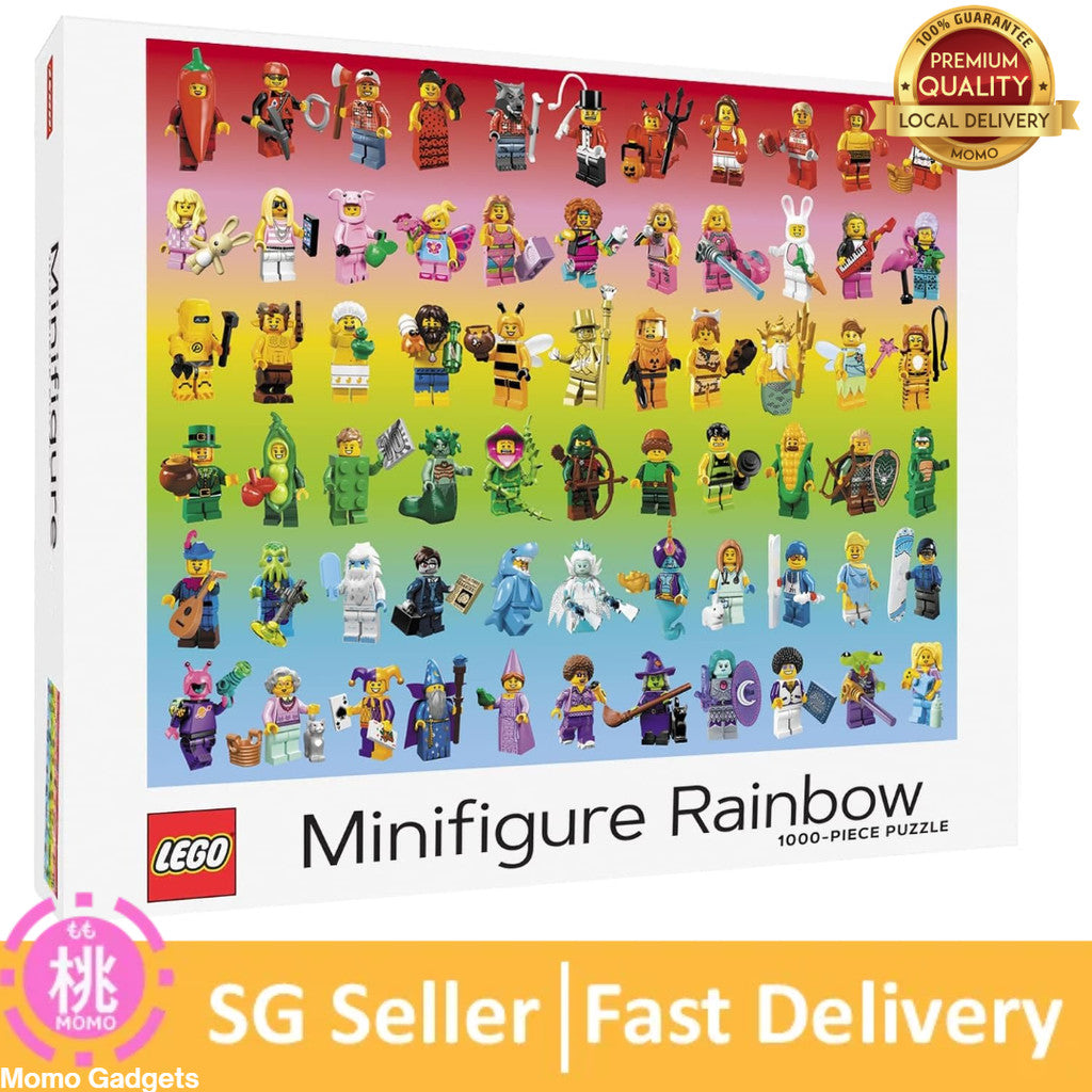 LEGO Minifigure Rainbow 1000-Piece Jigsaw Puzzle