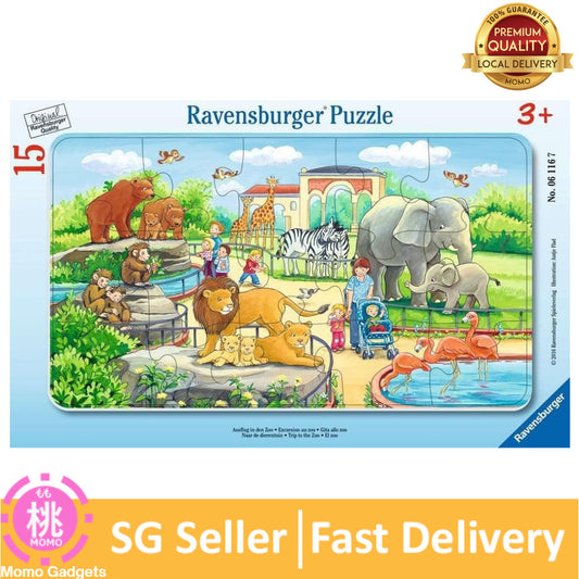 Ravensburger Trip to The Zoo / The Police Jigsaw Puzzle (15 Piece)