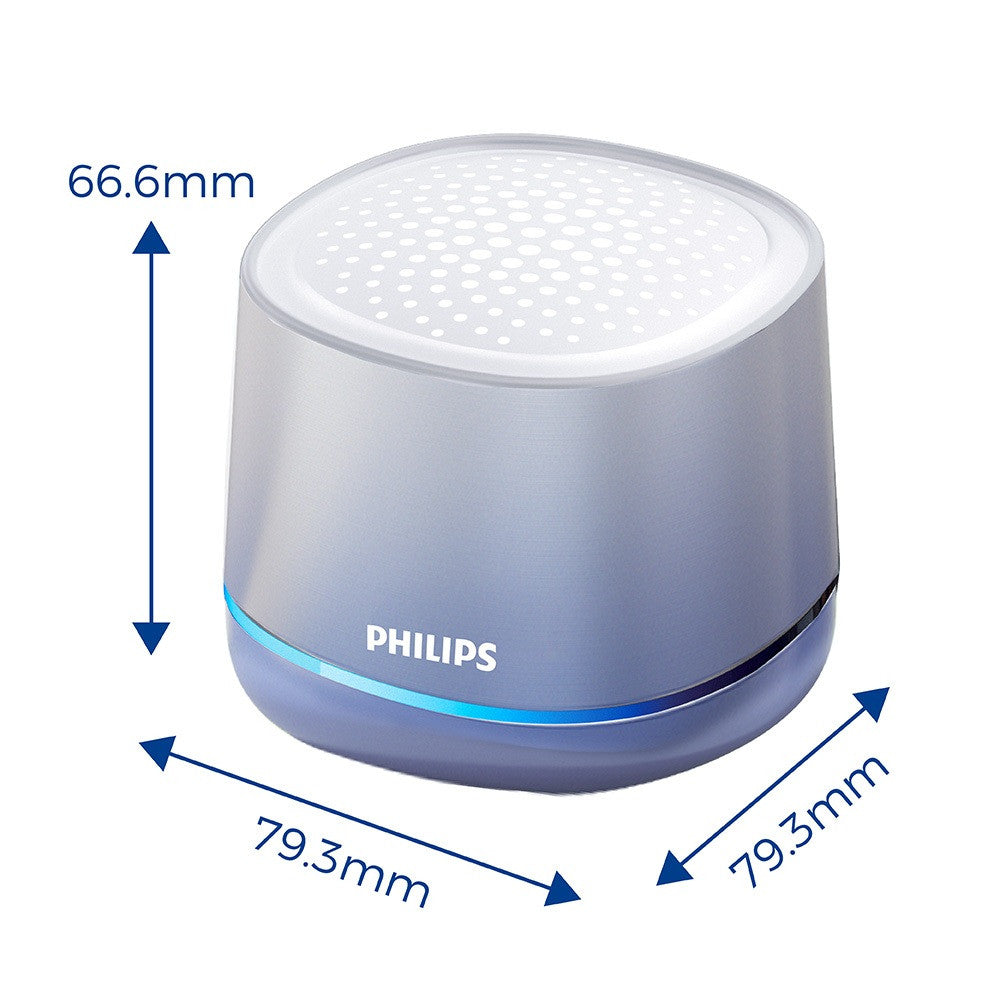 Philips TAS1009 New Portable Bluetooth Speaker with Built-in Battery and Volume Control - Fast Delivery