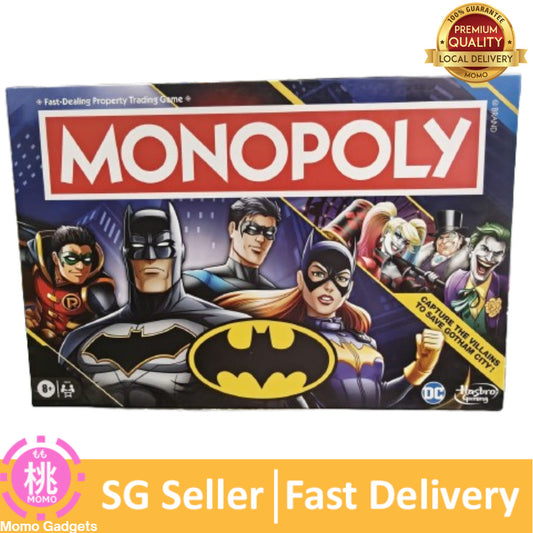 Monopoly Batman Edition Board Game | Monopoly Game for Batman Fans | Ages 8 and Up | 2 to 4 Players