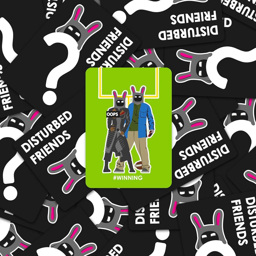 Disturbed Friends Party Game – Hilarious Adult Card Game to Find Out How Well You Know Your Friends