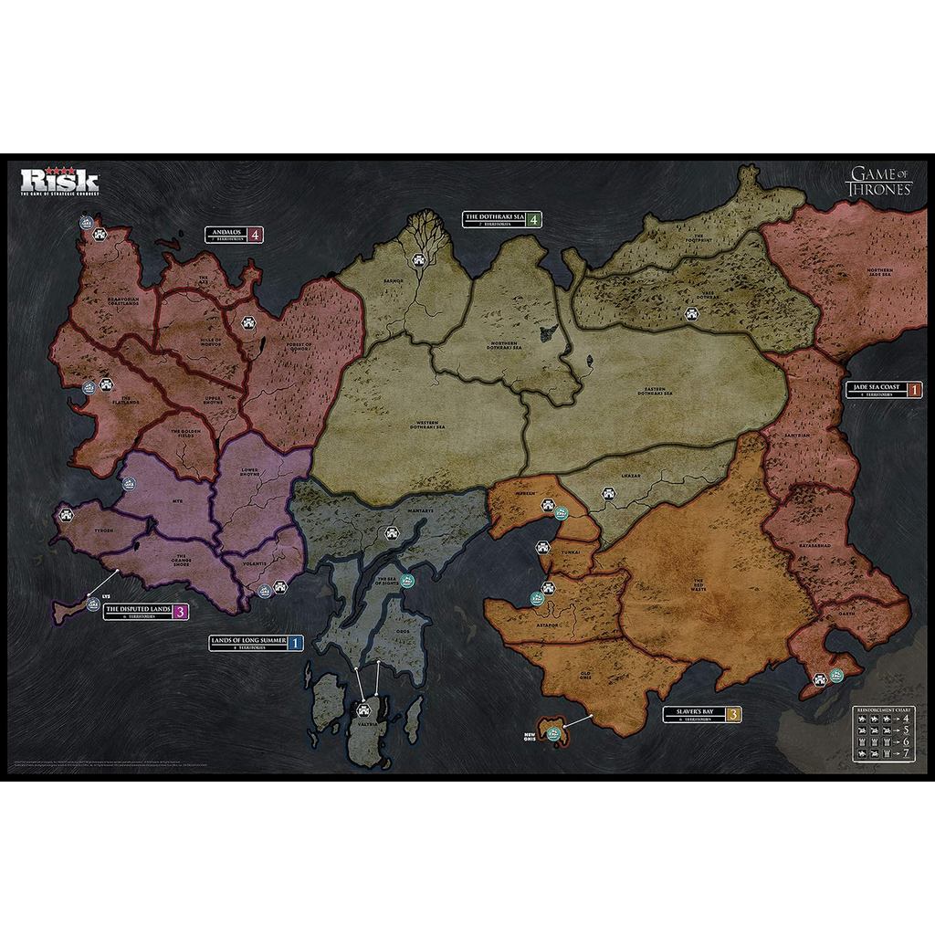 Risk Themed Game of Thrones Strategy Board Game |for Game of Thrones Fans