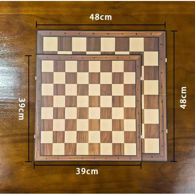Seipting High-End International Chess Set for Competition and Training, foldable board-solid wood