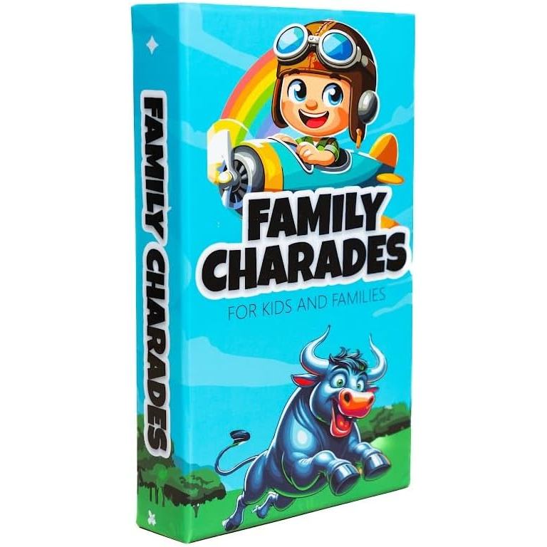 Family Charades - for Kids & Families | 4+ Players | Family Bonding Game | Stocking Stuffers | Ages 4+