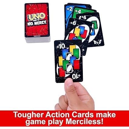 Show 'em No Mercy Card Game – Special Action Cards, Durable Deck, Easy-to-Learn Fun for All Ages