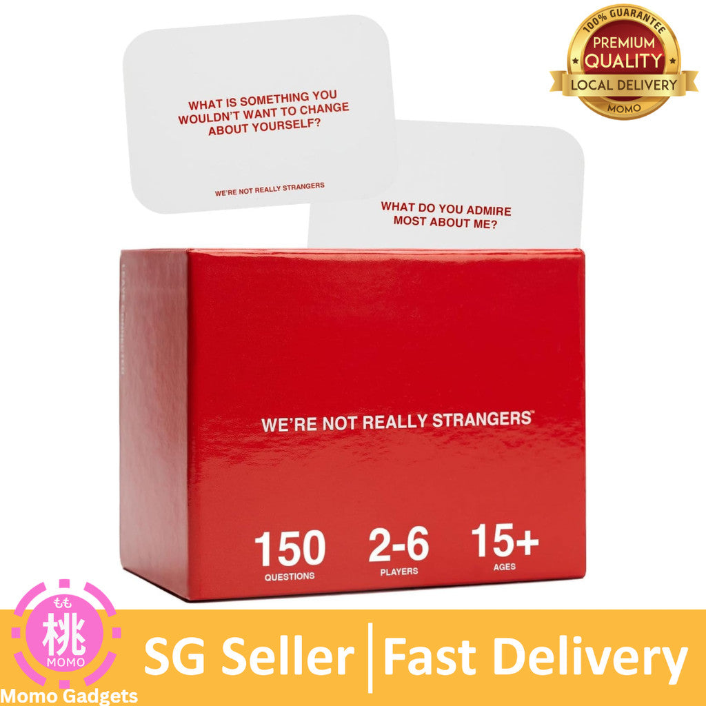 WE'RE NOT REALLY STRANGERS Card Game, Conversation Card Game for Adults