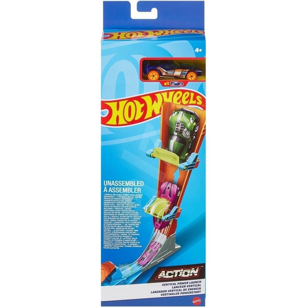 Hot Wheels Exclusive Action Classic Stunt 2 Car Track Toy