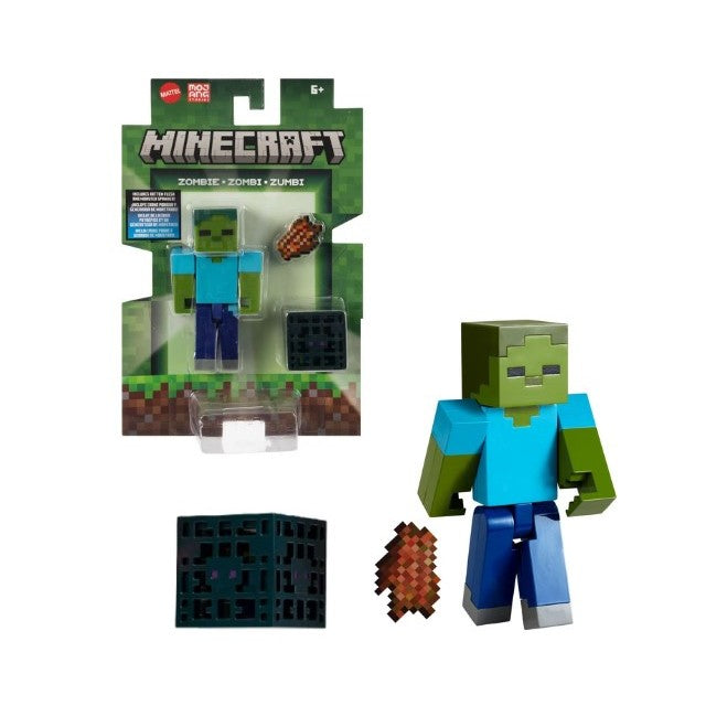 Mattel Minecraft Action Figure & Accessories 2-Pack with Creeper in 8.3 cm Scale Collectible Toy Set