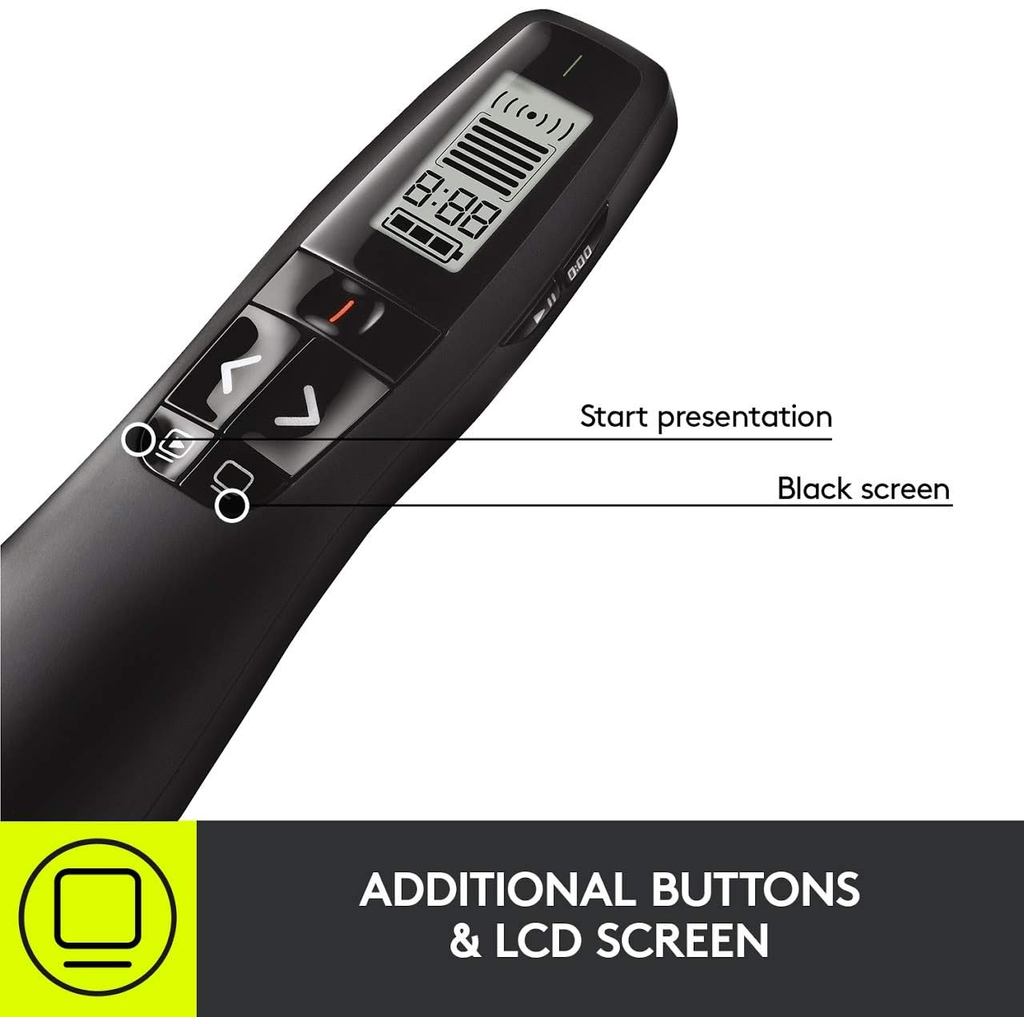 Logitech Wireless Presenter R800 / R400  PowerPoint Clicker