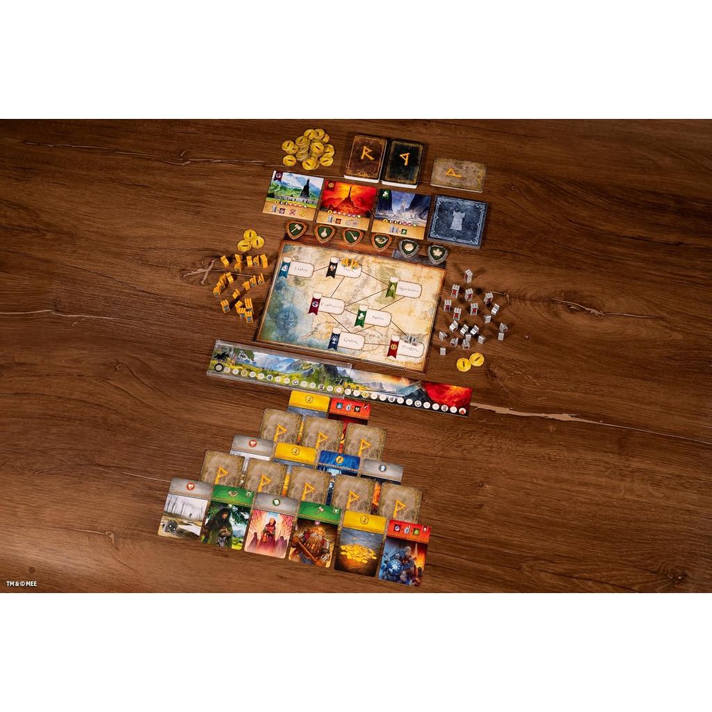 The Lord of The Rings: Duel for Middle-Earth Board Game - Epic Strategy Game of Power and Conquest, Ages 10+, 2 Players