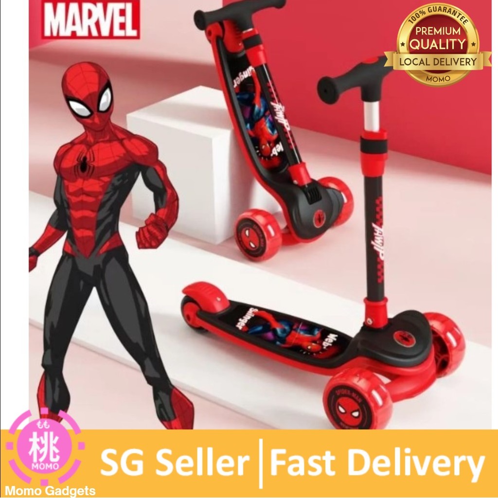 Official Disney Marvel Spider-Man / Spidey & His Amazing Friends 3 Wheel Scooter