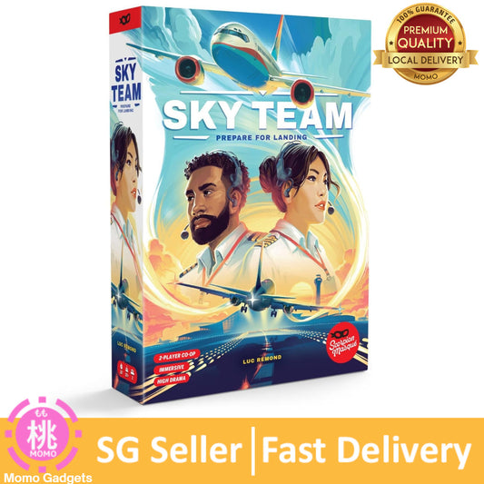 Sky Team: Strategic Airplane Simulation Board Game - Family Fun Strategy Game for Ages 8+ | SG Seller | Fast Delivery