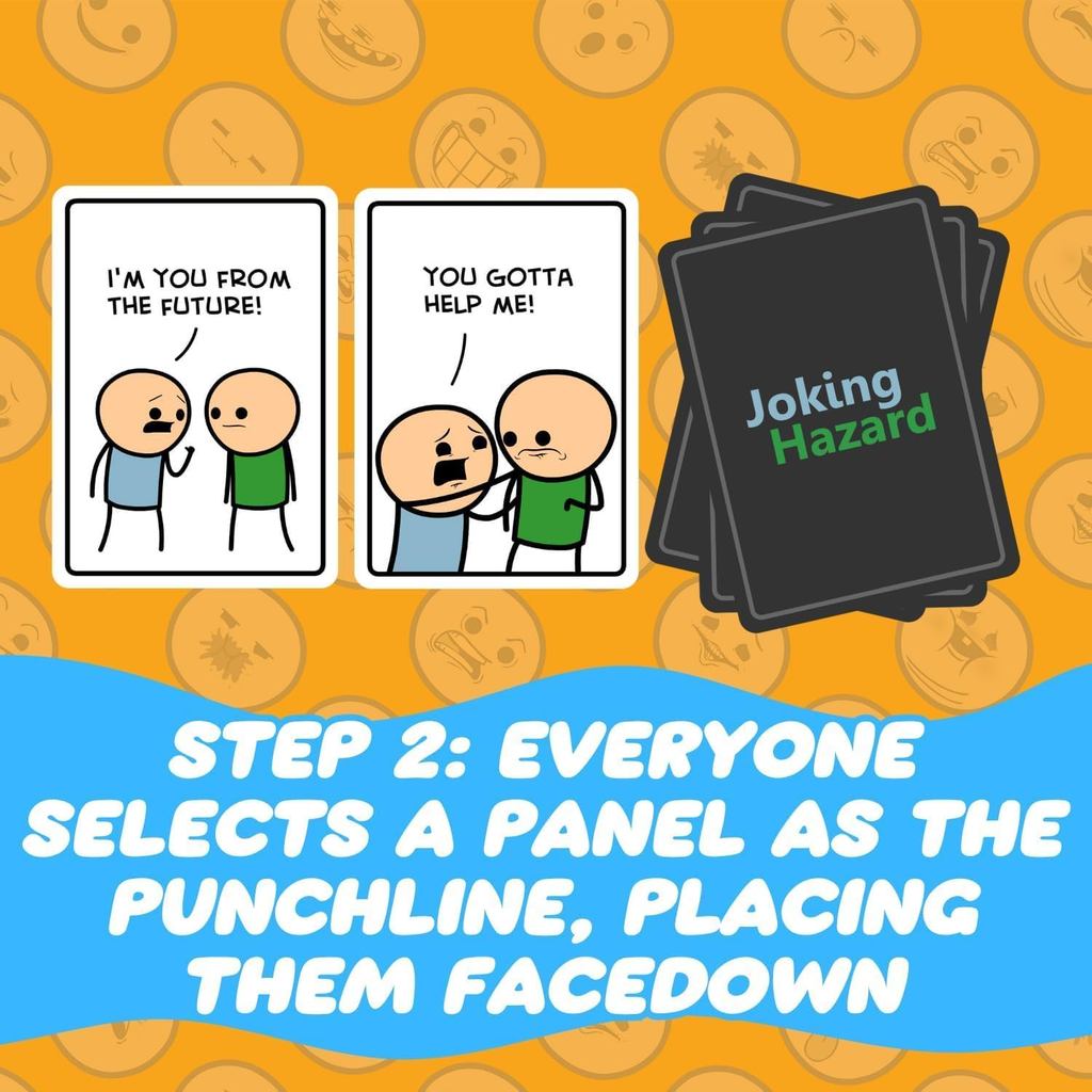Joking Hazard by Cyanide & Happiness - 360+ Funny & Inappropriate Comic Cards, Hilarious Party Games