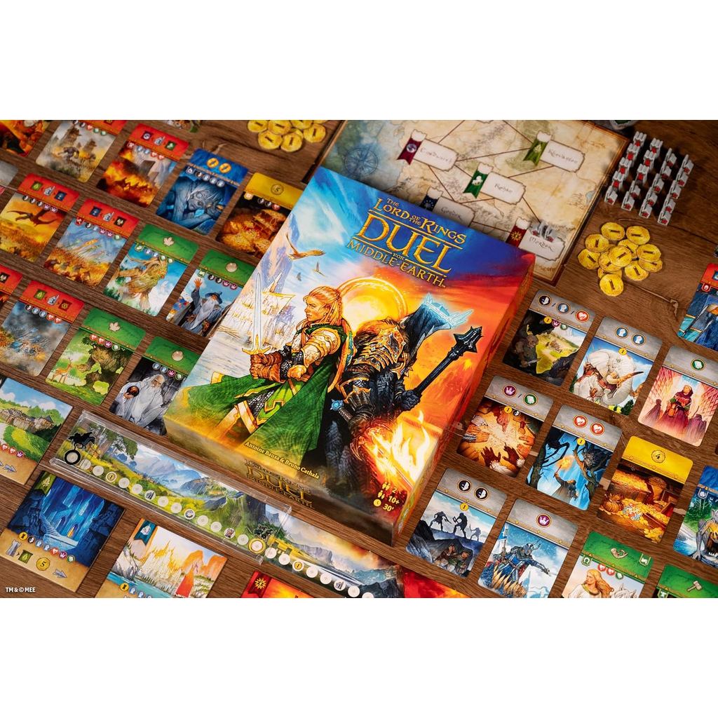 The Lord of The Rings: Duel for Middle-Earth Board Game - Epic Strategy Game of Power and Conquest, Ages 10+, 2 Players