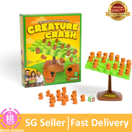 Creature Crash by Relatable, The Capybara Balancing Game, Great Kids Games and Family Game Night Essentials