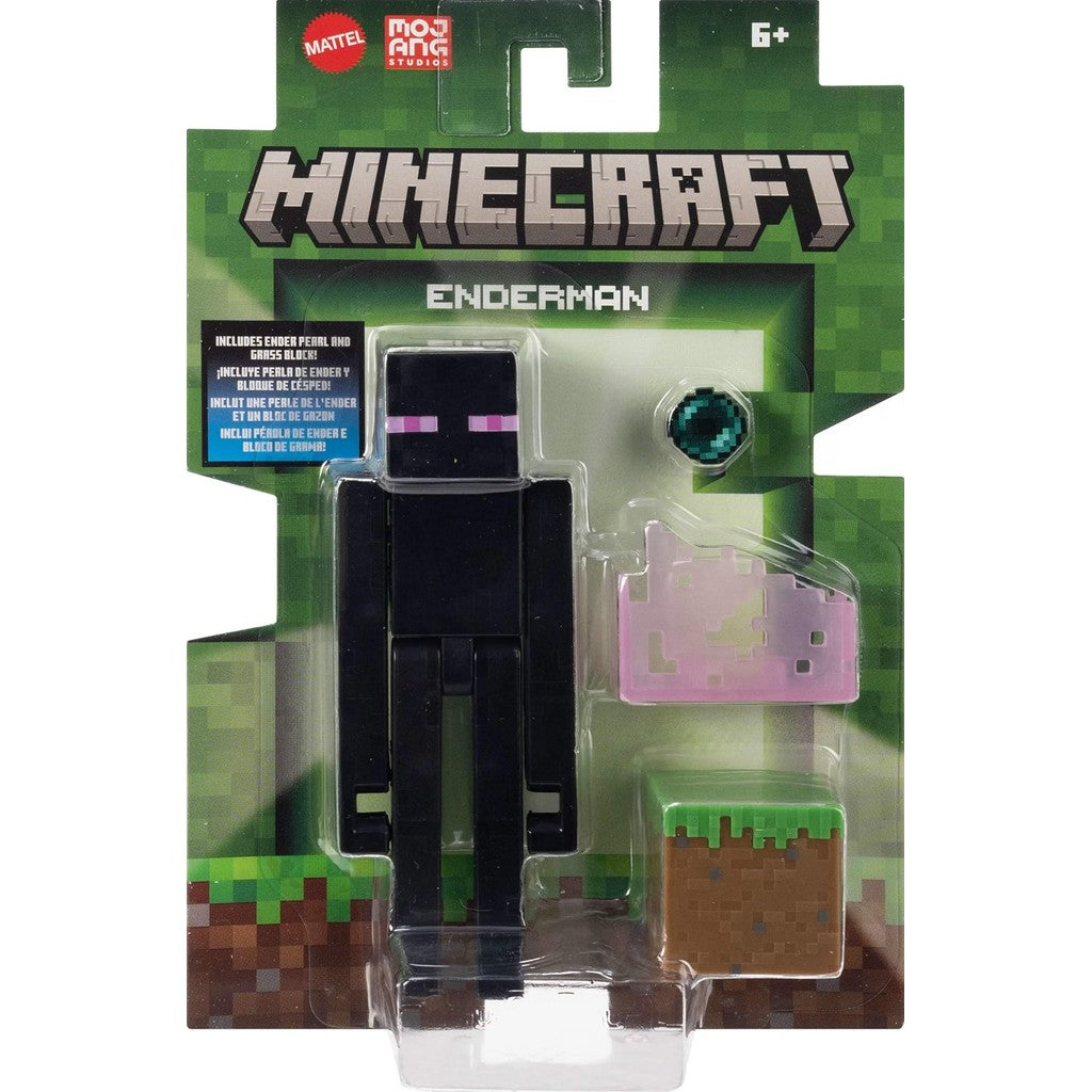 Mattel Minecraft Action Figure & Accessories 2-Pack with Creeper in 8.3 cm Scale Collectible Toy Set