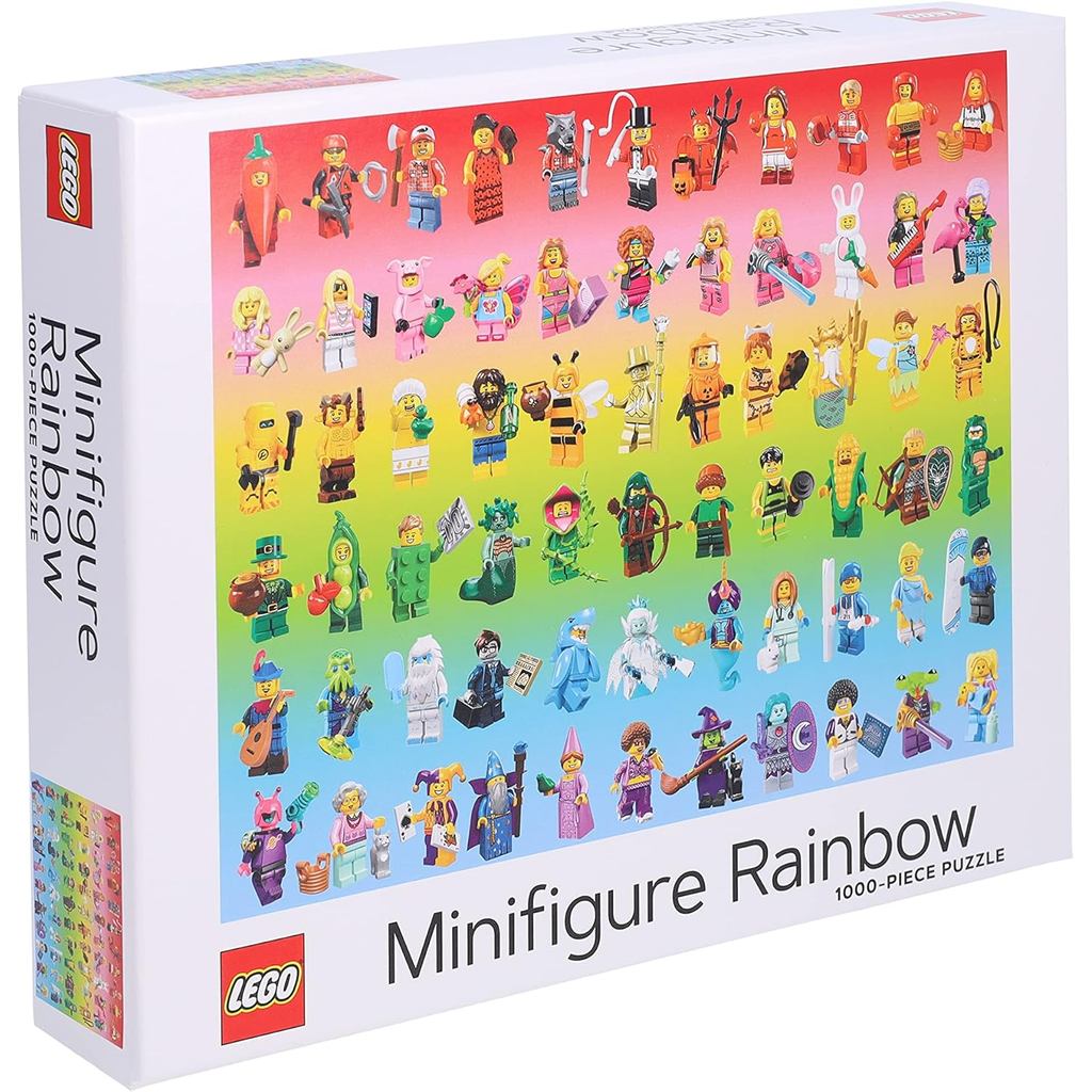 LEGO Minifigure Rainbow 1000-Piece Jigsaw Puzzle