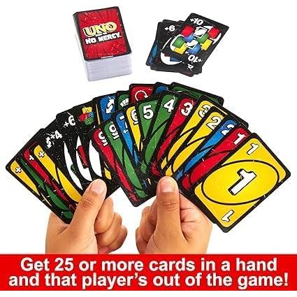 Show 'em No Mercy Card Game – Special Action Cards, Durable Deck, Easy-to-Learn Fun for All Ages