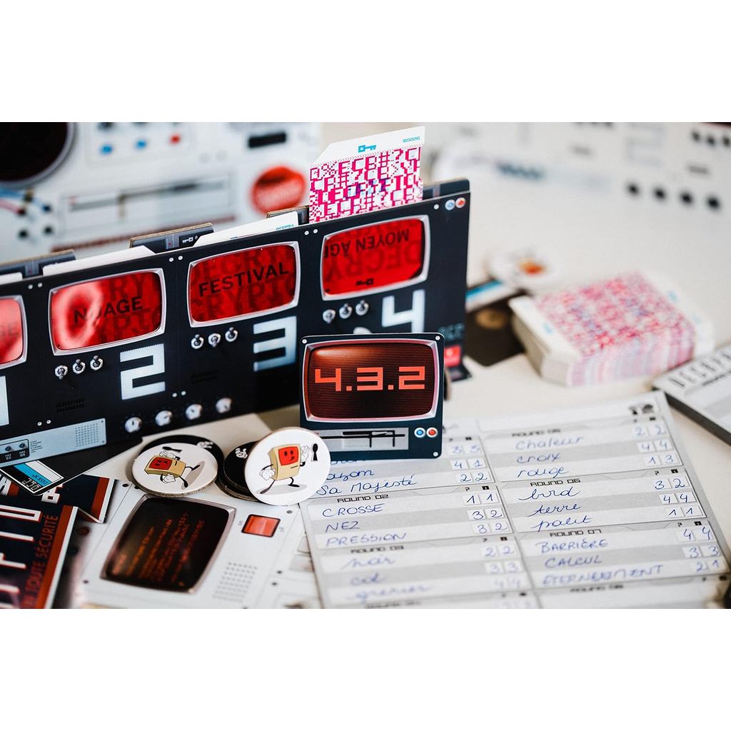 Decrypto | Deduction Party Game | Great for Teens and Adults | Ages 12+ | 3 to 8 Players | 15 Minutes