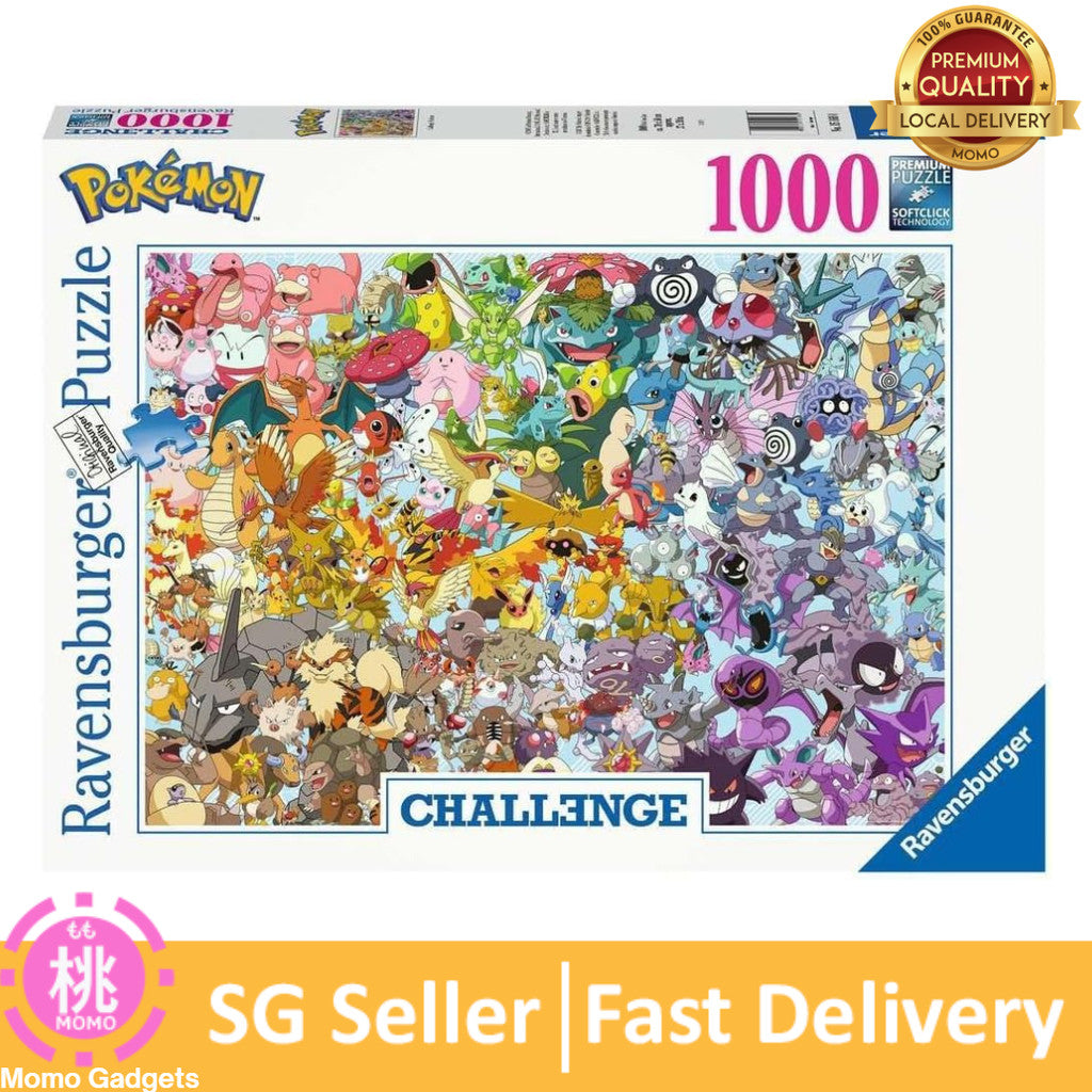 Ravensburger Pokémon 1000 Piece Challenge Jigsaw Puzzle for Adults and Kids Age 12 Years Up