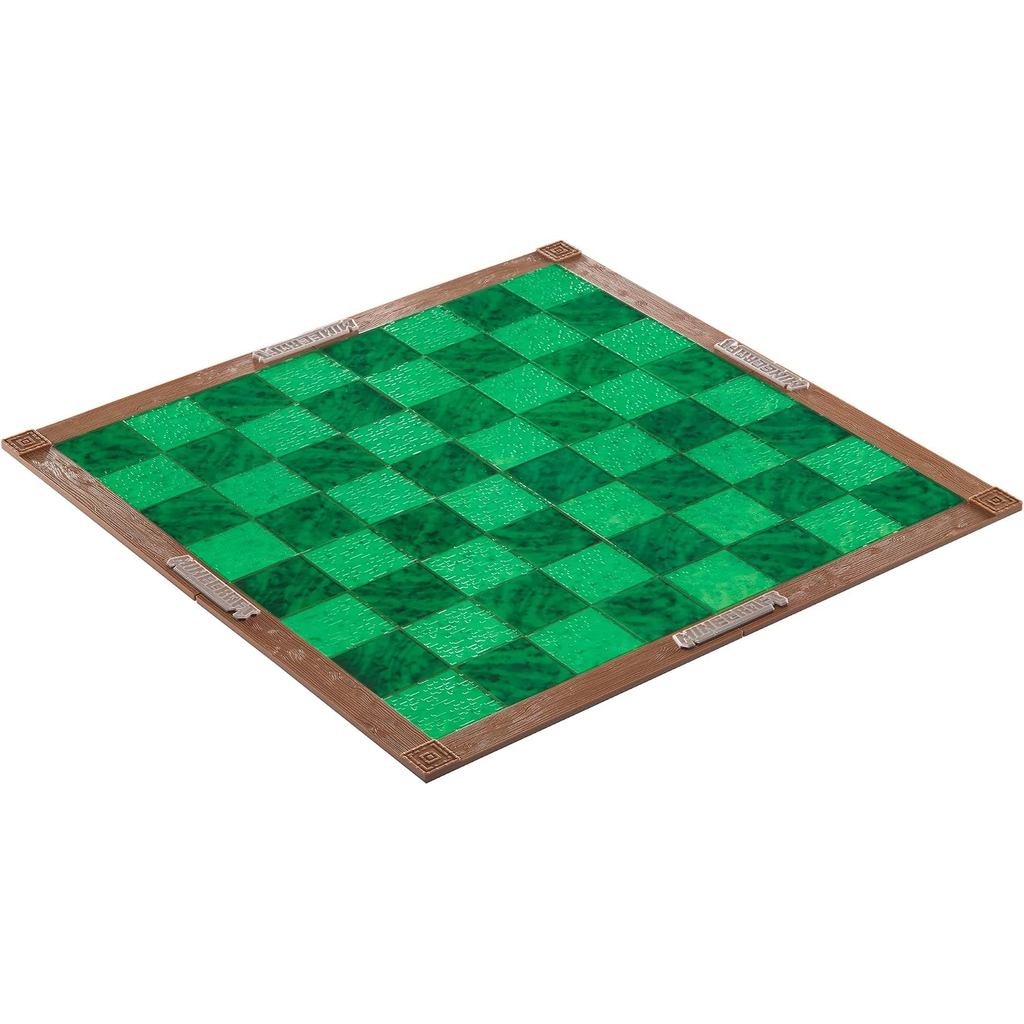 Classic Strategy Minecraft Chess & Checkers Set - Unisex Board Game for All Ages