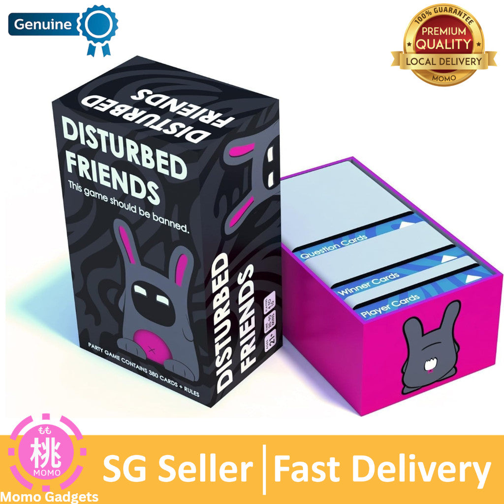 Disturbed Friends Party Game – Hilarious Adult Card Game to Find Out How Well You Know Your Friends