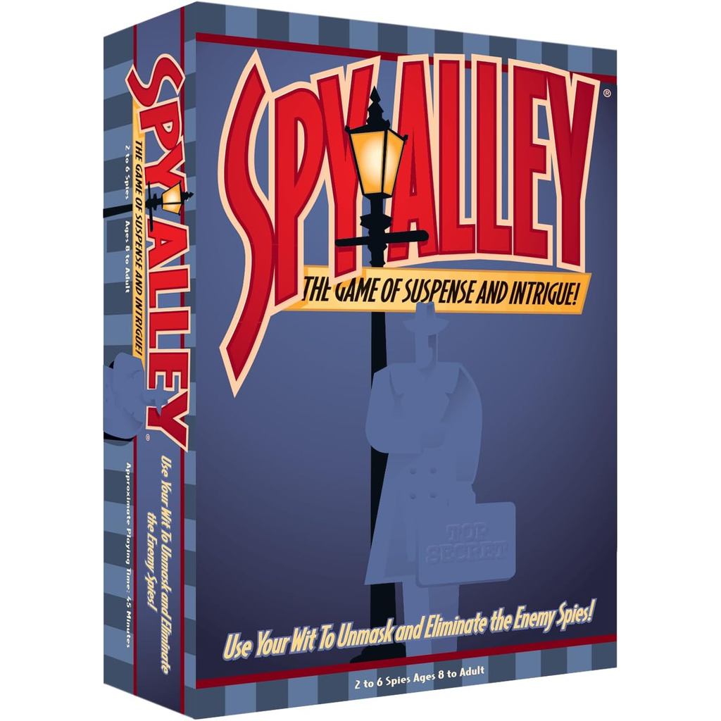 Spy Alley - Mensa Award-Winning Strategy Game - Ages 8+ for 2-6 Players - Family Game Night Fun