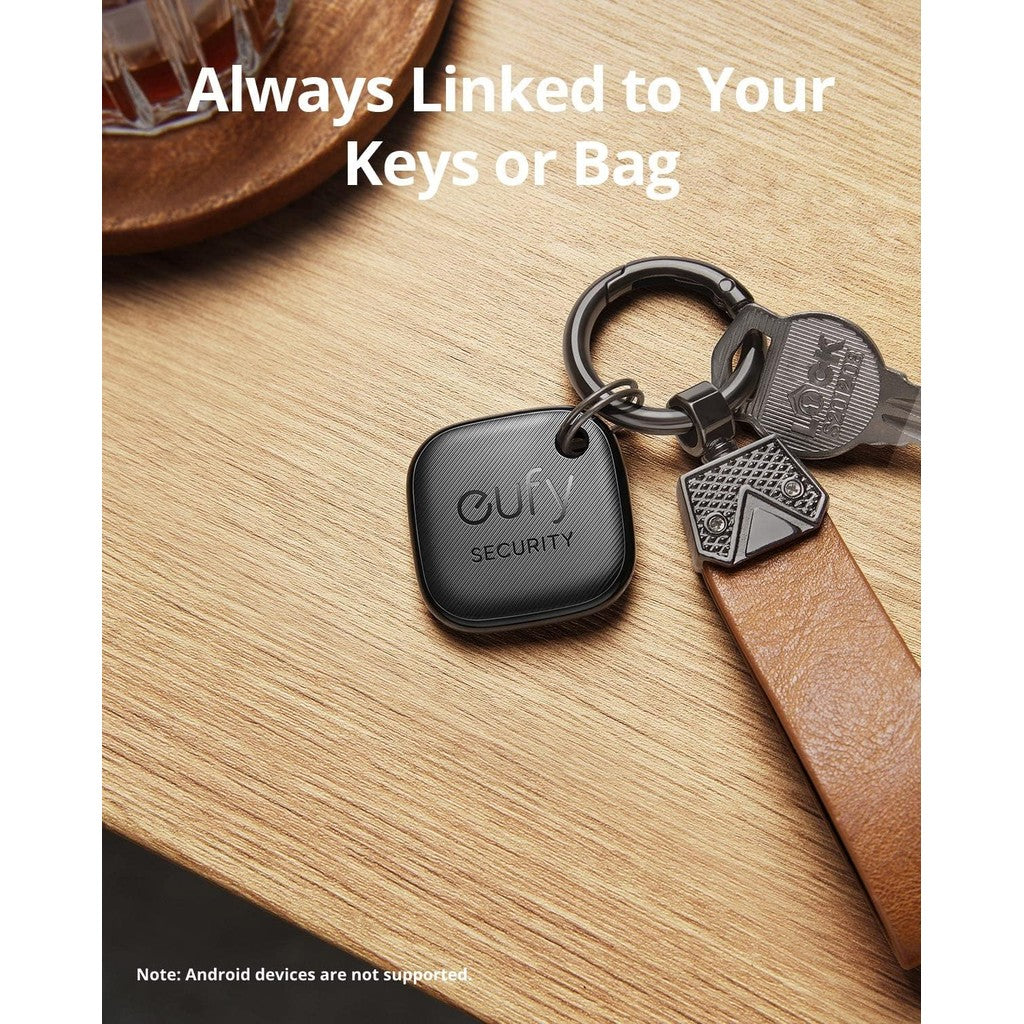 eufy Security by Anker SmartTrack Link (Black, 1-Pack), Android not Supported, Works with Apple Find My (iOS only)