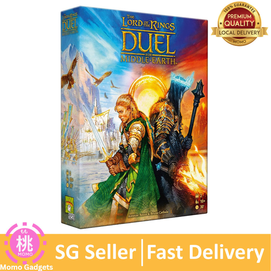 The Lord of The Rings: Duel for Middle-Earth Board Game - Epic Strategy Game of Power and Conquest, Ages 10+, 2 Players