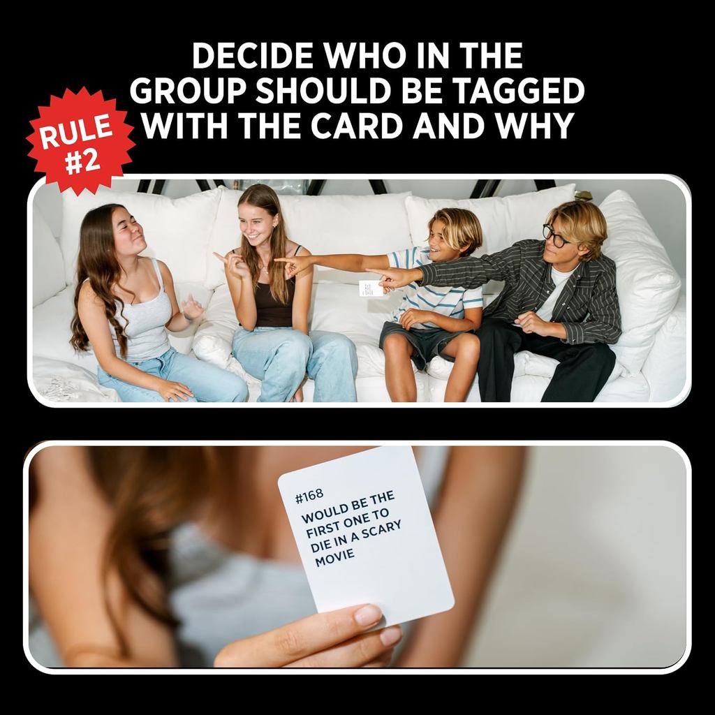 Who's Most Likely To... Kinda Clean Edition | Family Card Game | Ages 14+