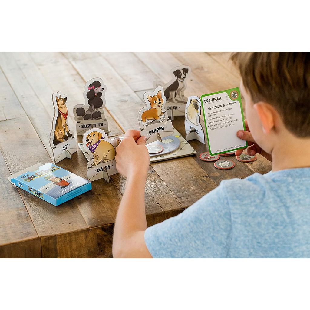 ThinkFun Dog Crimes Logic Game - Engaging Brainteaser for Kids and Adults | Suitable for Ages 8 and Up