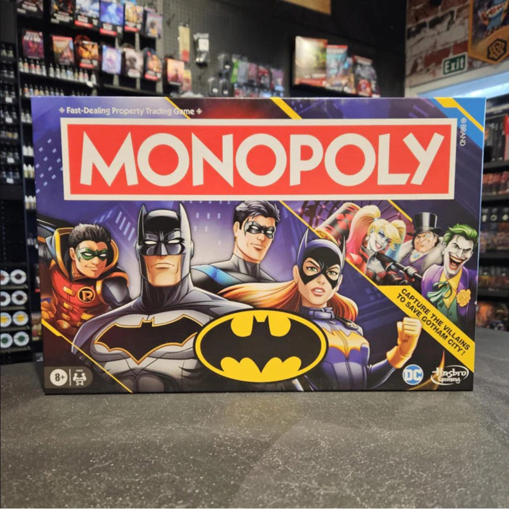 Monopoly Batman Edition Board Game | Monopoly Game for Batman Fans | Ages 8 and Up | 2 to 4 Players