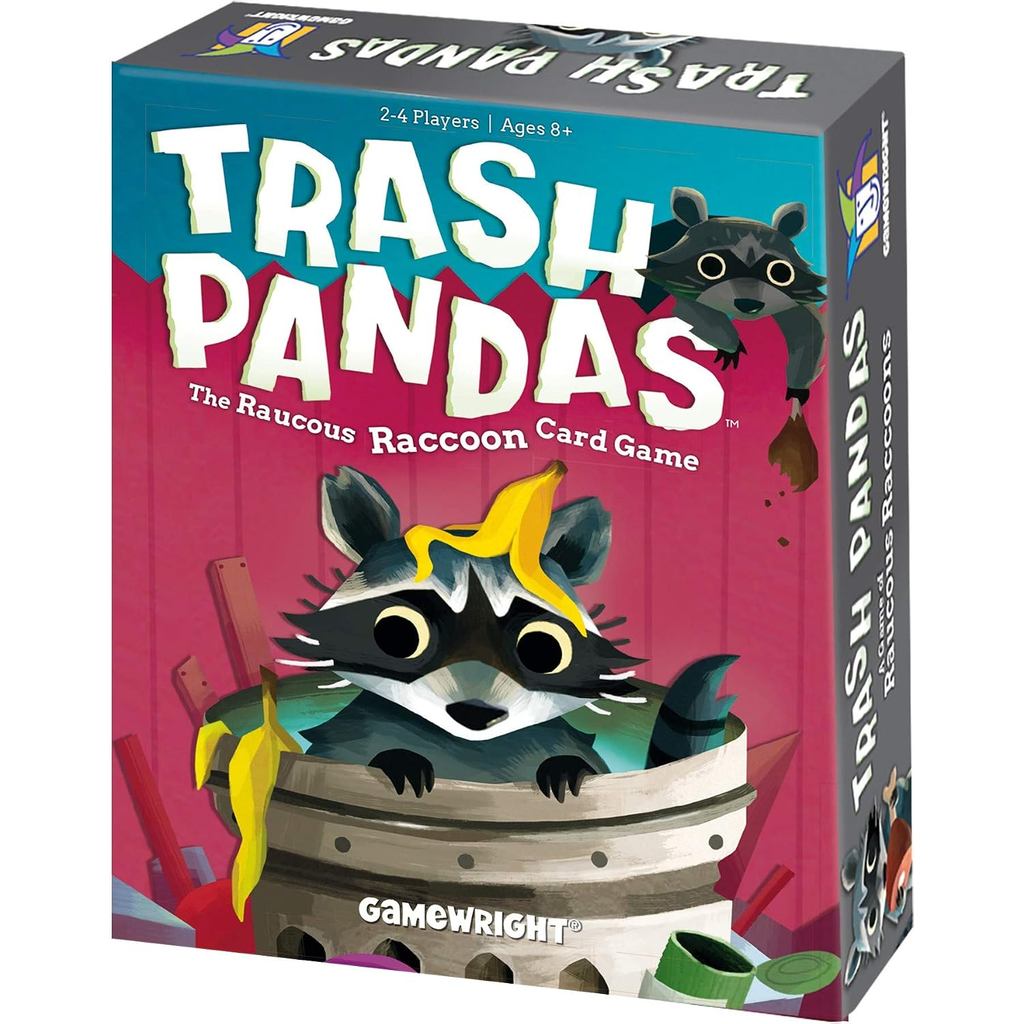 Gamewright Trash Pandas Raccoon Card Game Push Your Luck, 2-4 Players, 8+