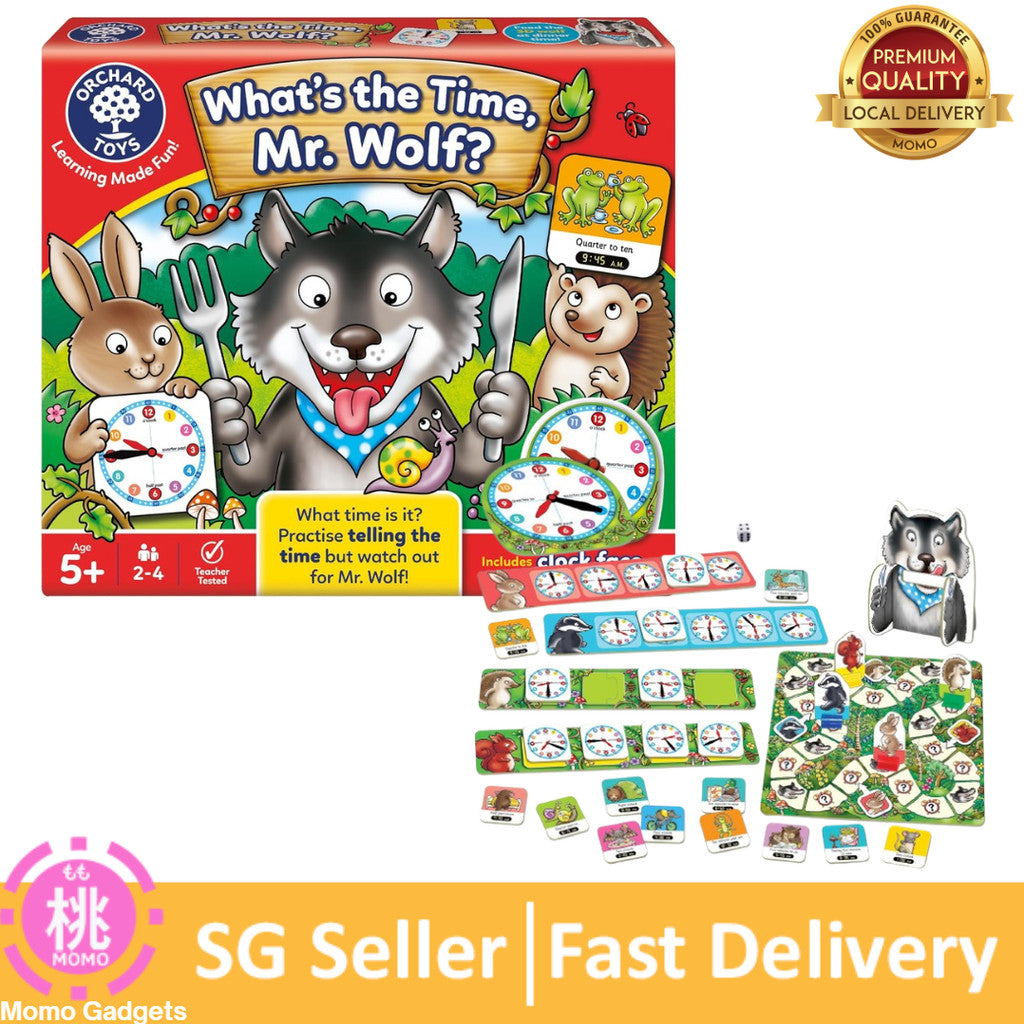 Orchard Toys What's The Time Mr. Wolf? Time-Telling Game