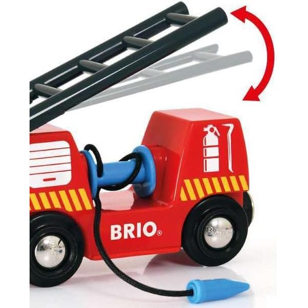 Brio World Rescue Firefighting Train Set - Educational Toy for Kids 3+ Years, Unisex, Fast Delivery- 4.9cm*24.2cm*3.4cm