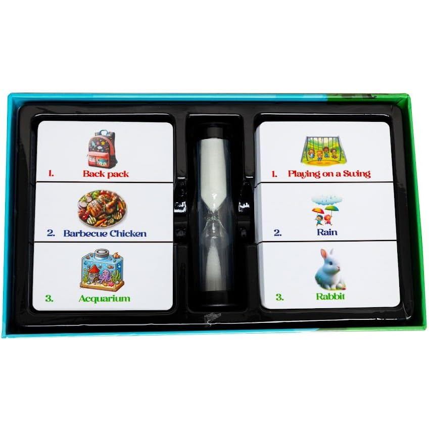 Family Charades - for Kids & Families | 4+ Players | Family Bonding Game | Stocking Stuffers | Ages 4+