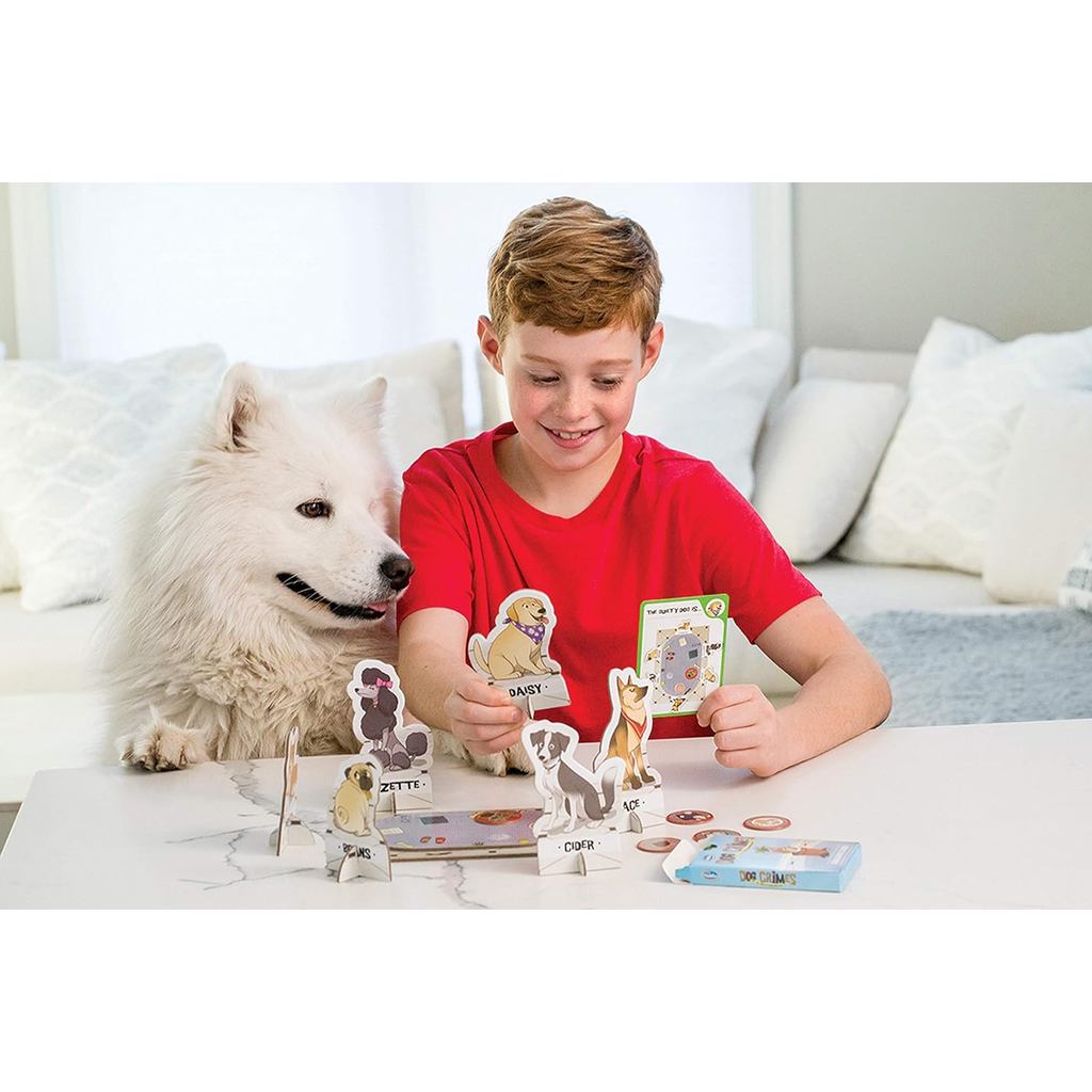 ThinkFun Dog Crimes Logic Game - Engaging Brainteaser for Kids and Adults | Suitable for Ages 8 and Up