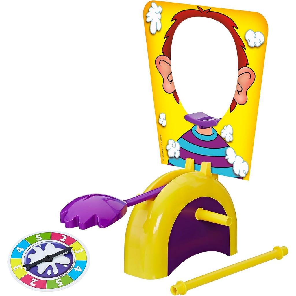 Hasbro Gaming Pie Face Game | Whipped Cream Family Board Game for Kids | Ages 5 and Up | for 2 or More Players