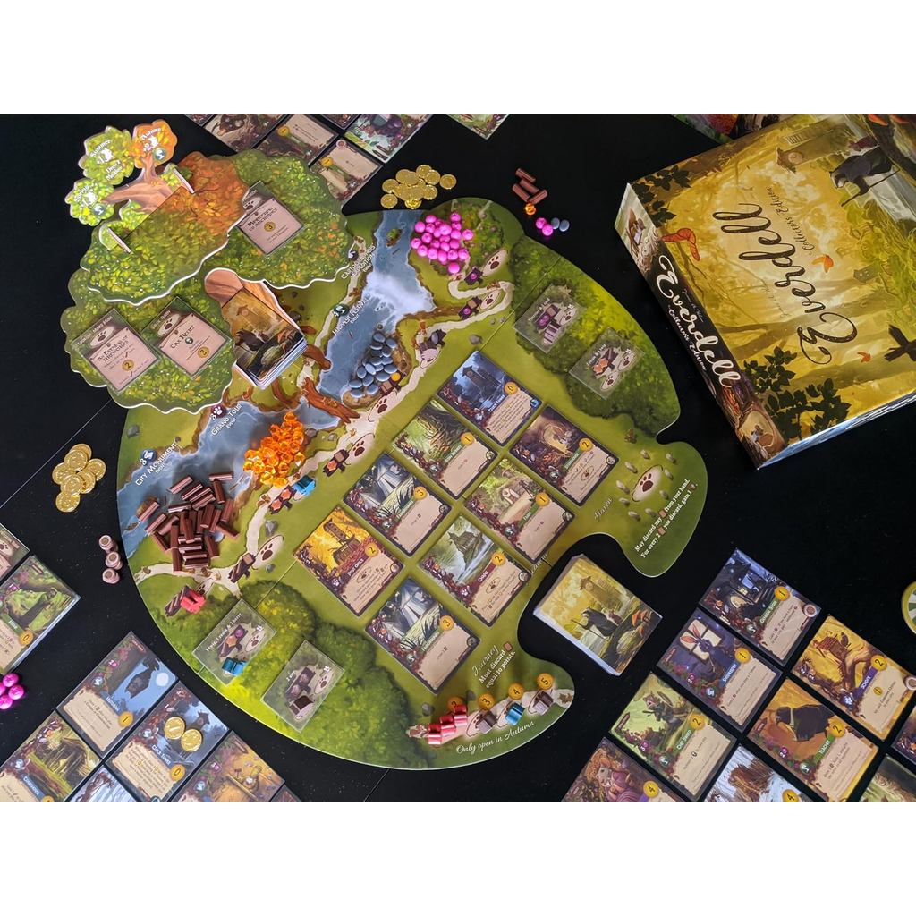Everdell Fantasy Board Game - Family Strategy & Strategy Board Game for Ages 12+ | 1-4 Player Game