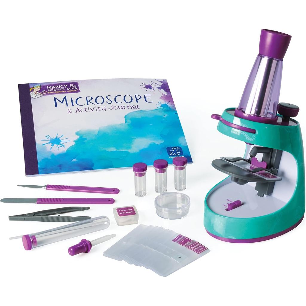 Educational Insights Nancy B's Science Club Microscope for Kids, Gift for Boys & Girls, Ages 8-12
