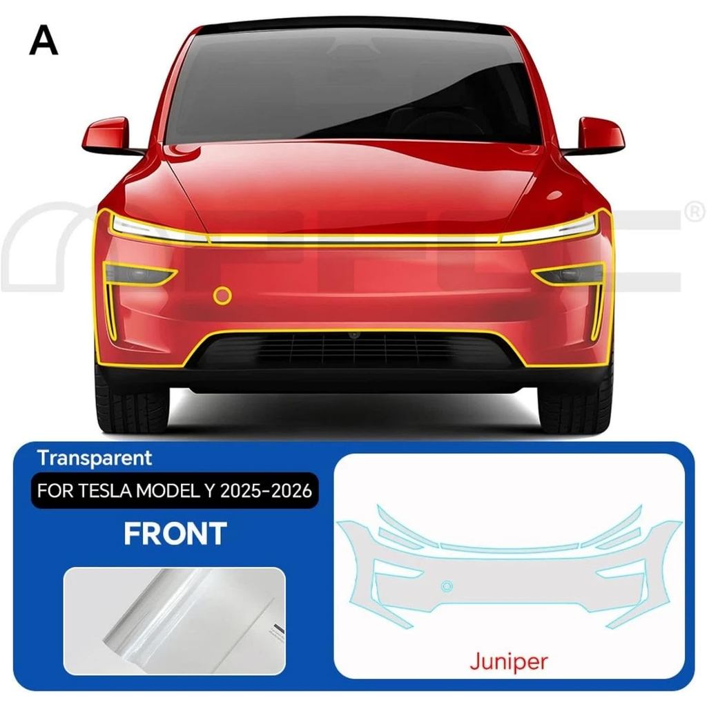 Custom Fit Pre Cut TPU PPF for Tesla Model Y Juniper/Performance 2025 2026