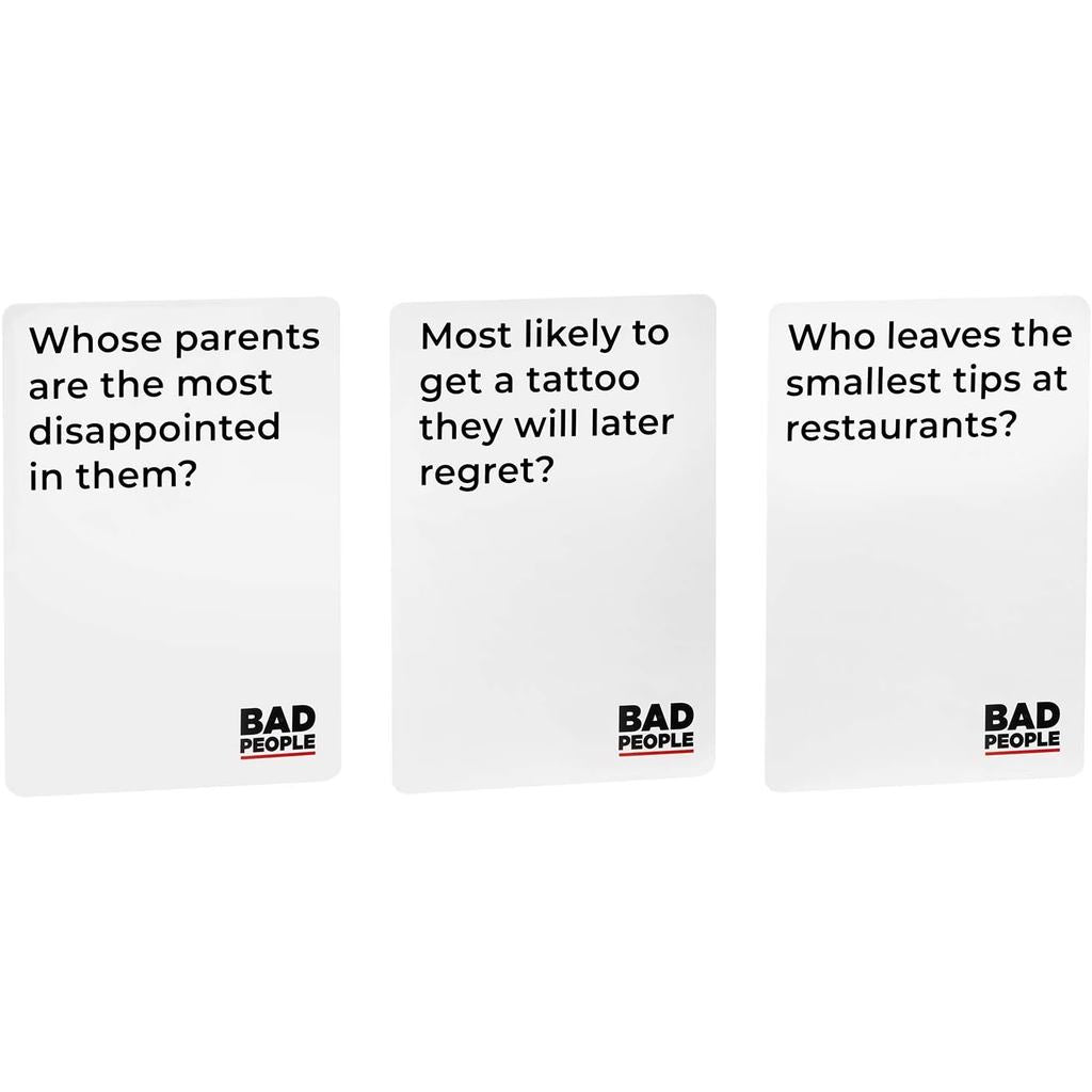 Bad People Base Game / Expansion Adult Party Game