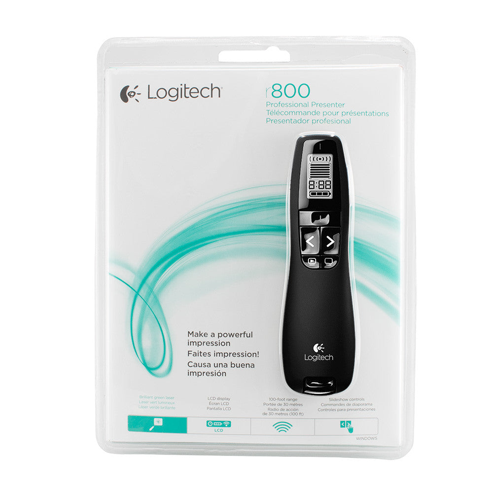 Logitech Wireless Presenter R800 / R400  PowerPoint Clicker