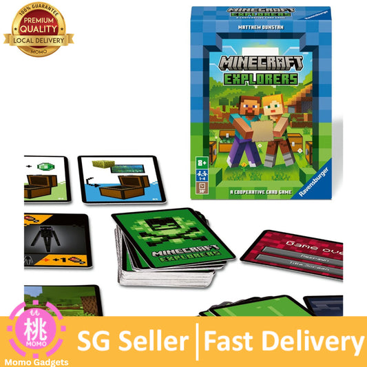 Ravensburger 21580 Minecraft Explorers - Cooperative Card Game for 2-4 People Ages 8 and up
