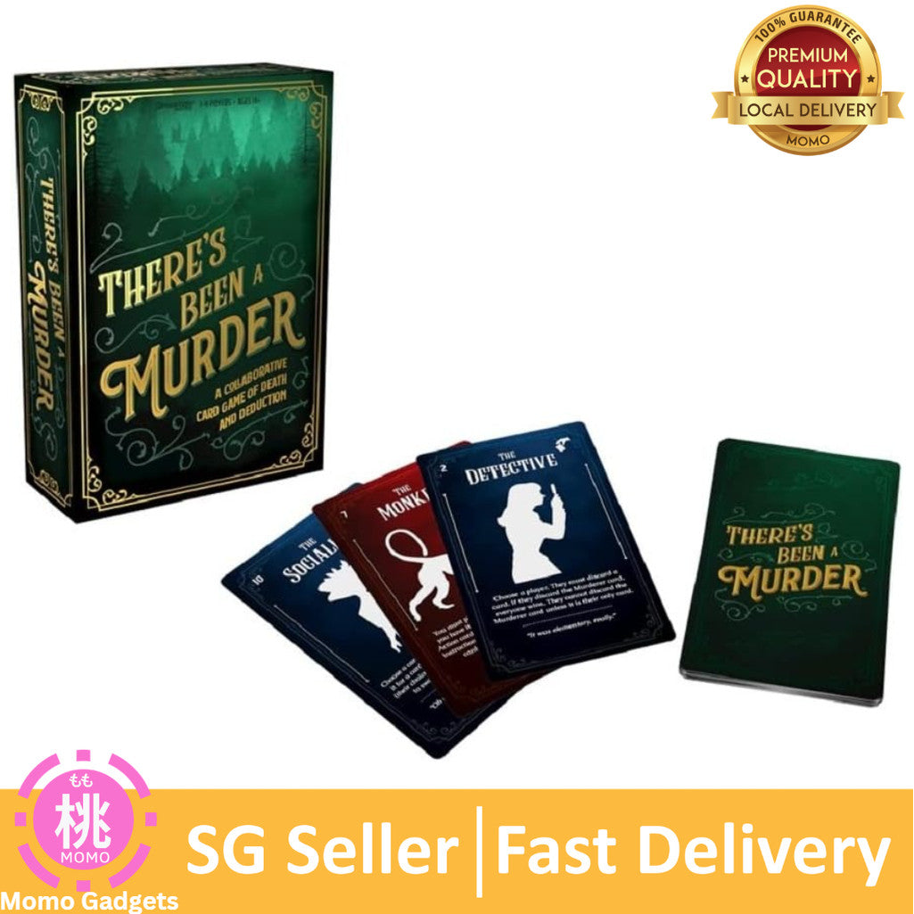 There's Been A Murder - A Collaborative Card Game of Death and Deduction (Packaging May Vary) , for Ages 14 and up